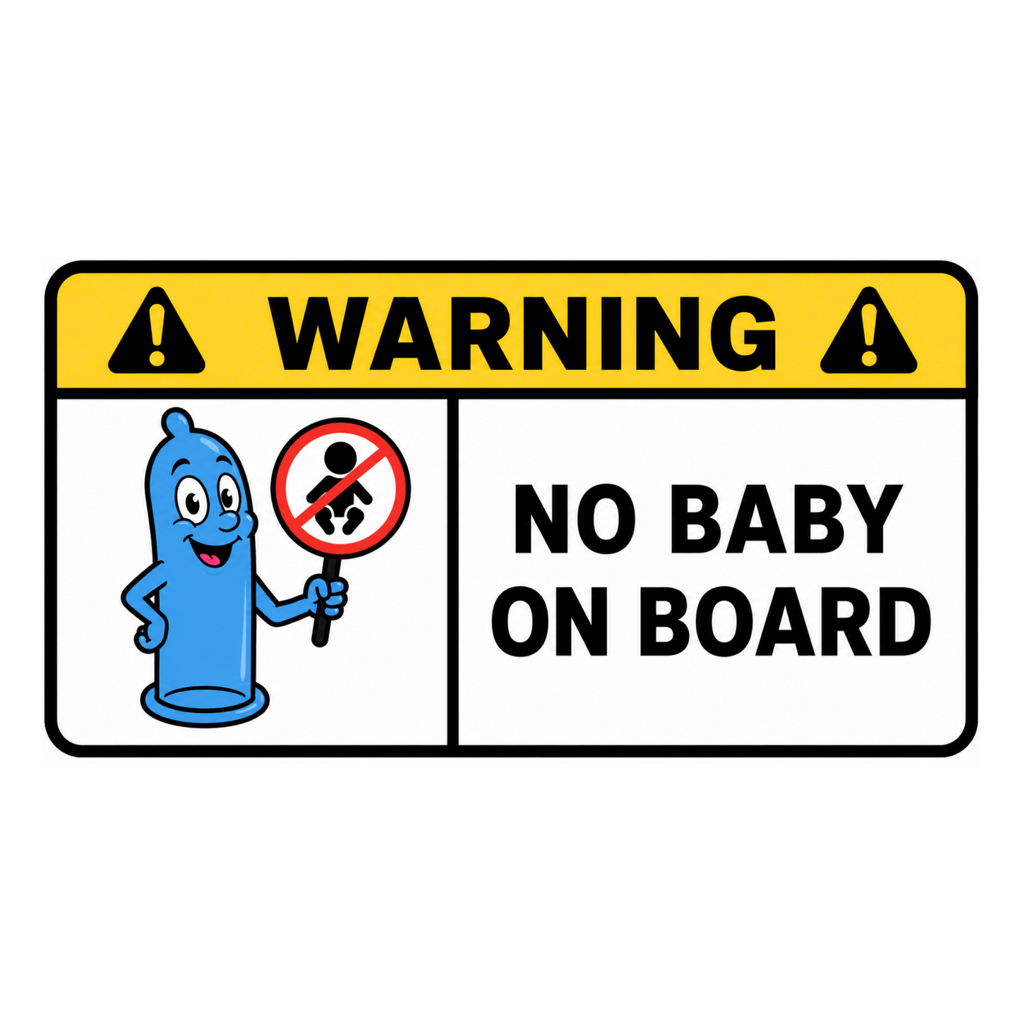 WARNING ANG sticker set