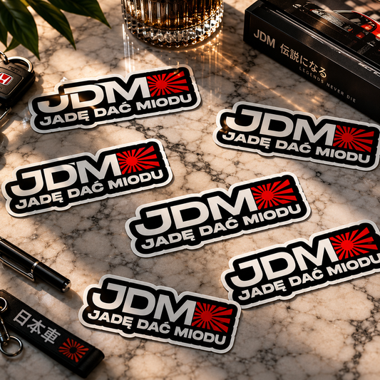 Naklejka JDM - Jadę dać miodu
