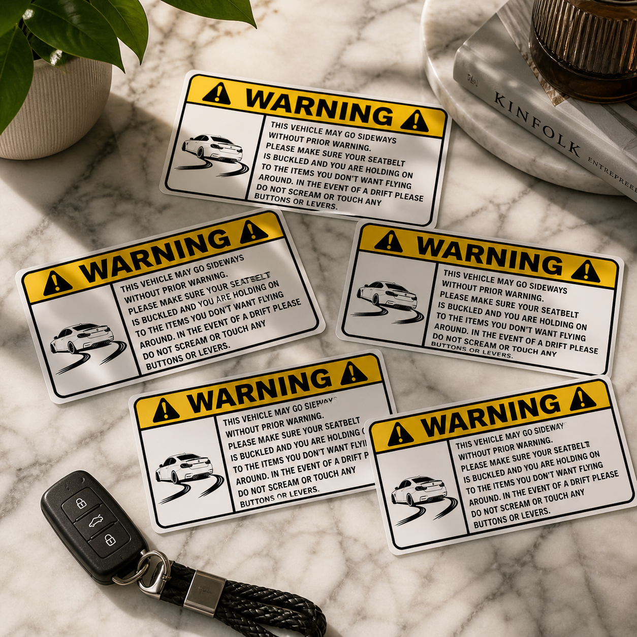 Sticker WARNING – Drift ANG
