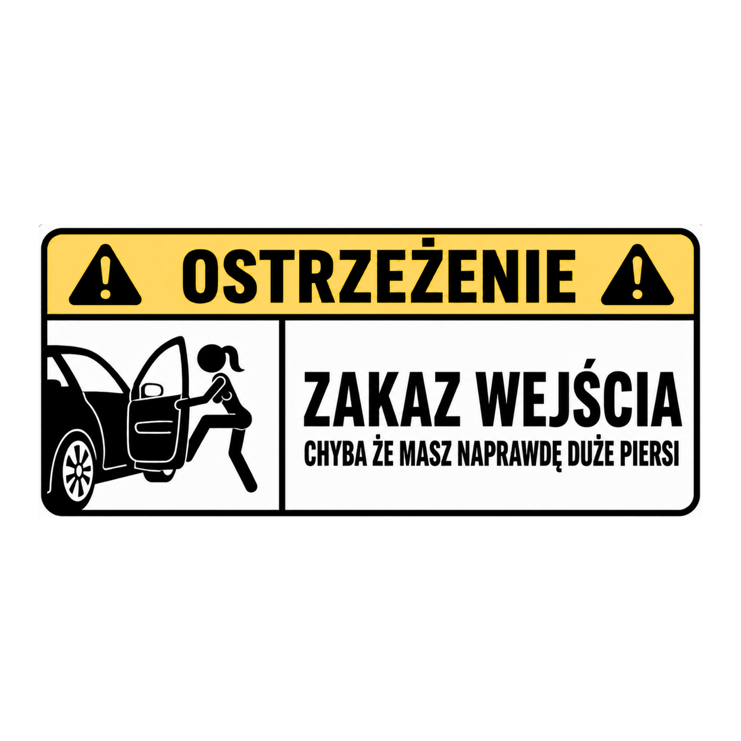 WARNING ANG sticker set