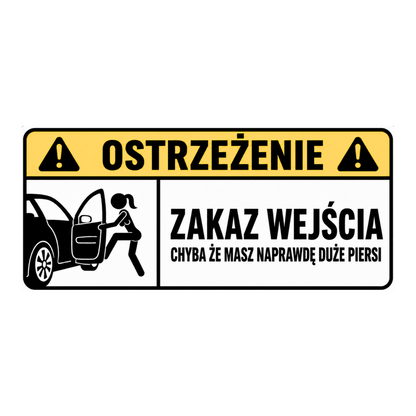 WARNING ANG sticker set
