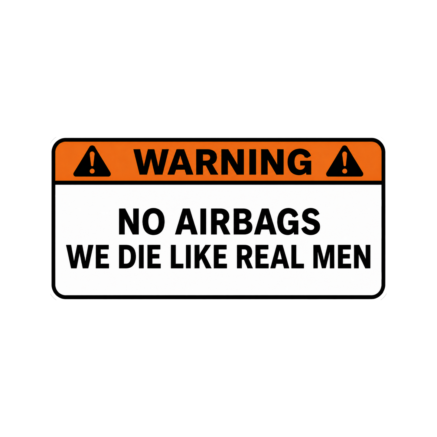 WARNING ANG sticker set