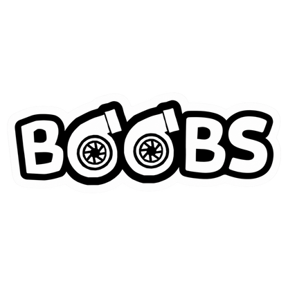 Naklejka BOOBS - turbo