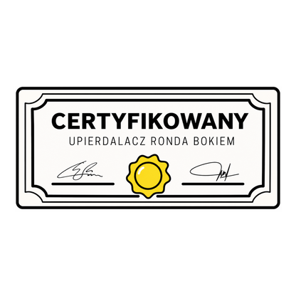 Naklejka - Certyfikowany kierowca