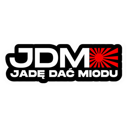 Naklejka JDM - Jadę dać miodu