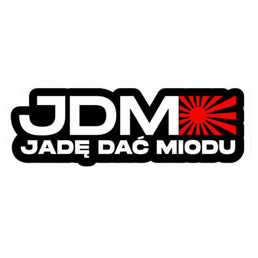 Naklejka JDM - Jadę dać miodu