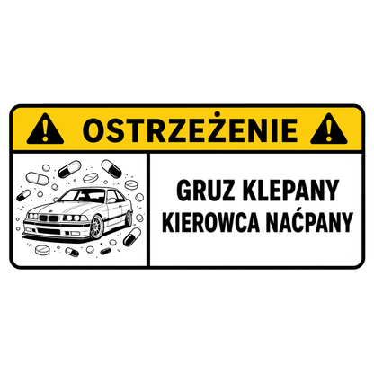 WARNING sticker – Remove tight clothing