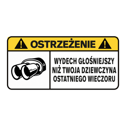 WARNING sticker – Remove tight clothing