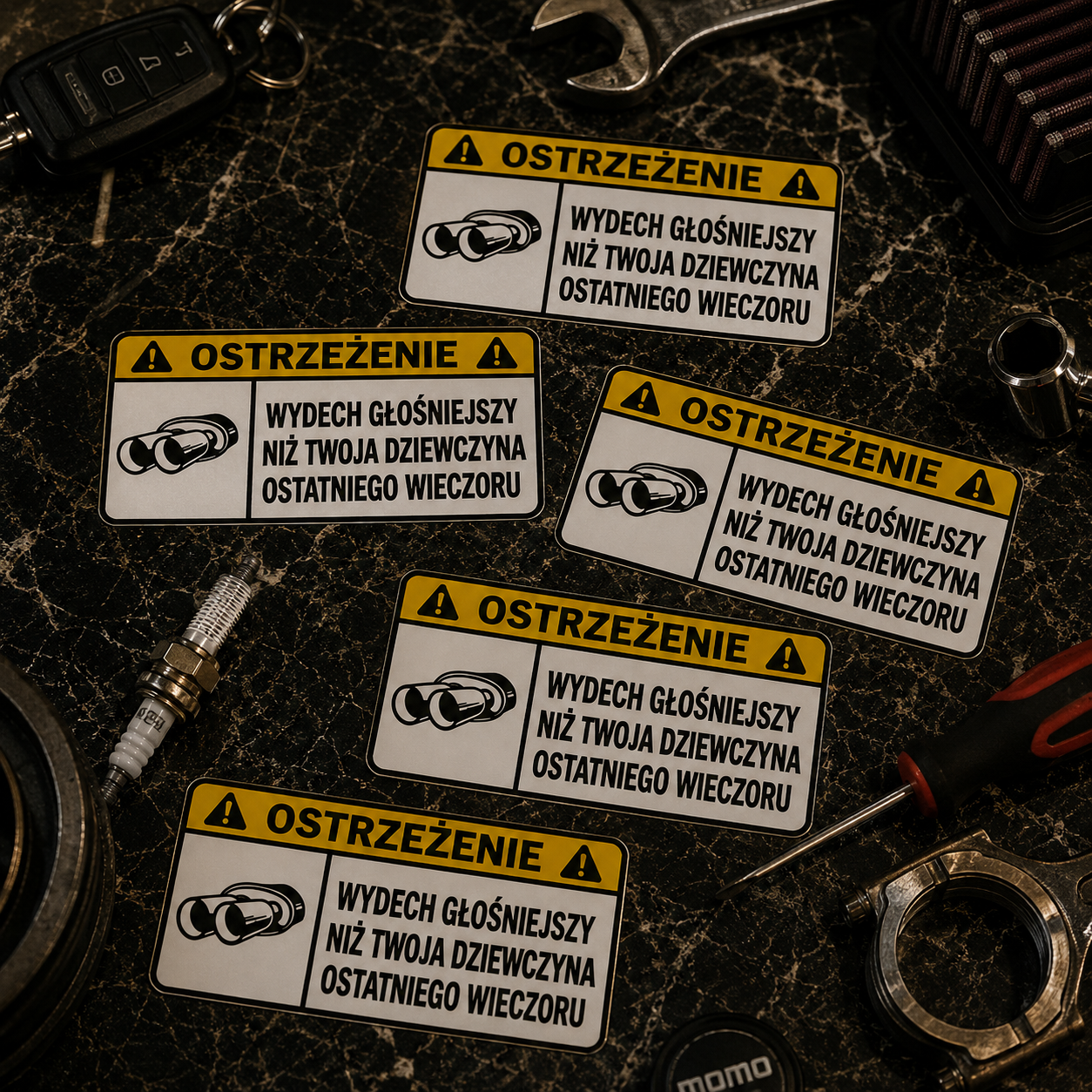 WARNING sticker – Remove tight clothing