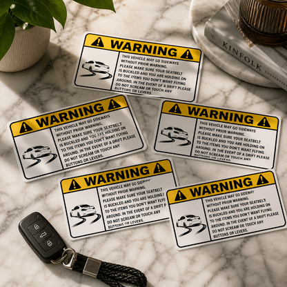 Sticker WARNING – Drift ANG