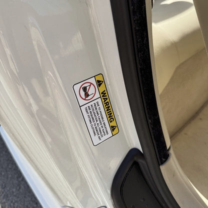 Sticker WARNING – Remove tight clothing ENG